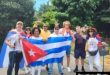 Exiliados recorrieron el Camino de Santiago Apóstol por la liberación de los presos políticos en la isla. (Foto: Cortesía de Avana de la Torre)