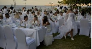 Le Dîner en Blanc regresa a una Habana en crisis: "Es un disparate... una paradoja, y una burrada"