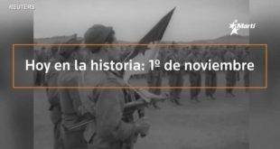 Hoy en la historia: 1° de noviembre