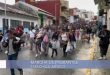 Migrantes continúan su marcha en Tapachula