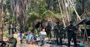 Desmantelan otro campamento de minería ilegal en Amazonas