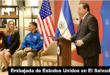 William Duncan, embajador estadounidense en El Salvador, recibió a Frank Rubio este lunes. [Fotografía Embajada de Estados Unidos en El Salvador].