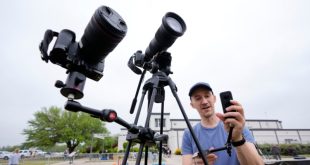 El eclipse de sol comienza en una hora