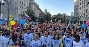 Venezolanos en el exterior piden «elecciones libres» en respaldo a María Corina Machado