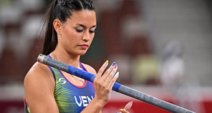 La garrochista venezolana Robeilys Peinado gana medalla de oro en el Campeonato Iberoamericano de Atletismo