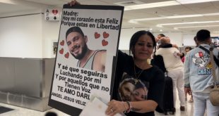 Llega a Miami con parole humanitario Ailex Marcano, madre de preso político del 11J (VIDEOS)