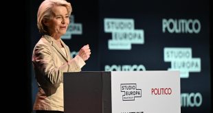 Ursula von der Leyen, en el debate en Maastricht.