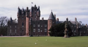 El castillo de Glamis, en Escocia.