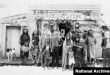 Una fotografía sin fecha de una tienda general y una oficina de correos en Ruidoso, Nuevo México, una ciudad fronteriza cerca de la reserva Apache Mescalero.