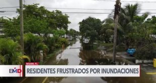 Afectados por inundaciones en la Florida esperan ayuda de autoridades, se prevén más lluvias