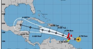 Beryl es un huracán de categoría 4; continúa rumbo hacia el Caribe