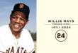 Fallece el legendario jardinero de los Gigantes, Willie Mays, a los 93 años (VIDEO)