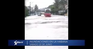 Inundaciones en La Habana