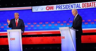 Joe Biden y Donald Trump en el primer debate de cara a las elecciones presidenciales de noviembre