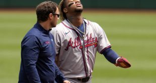 Ronald Acuña salió bien de la operación de su rodilla izquierda