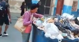 "Son hombres y mujeres buscando y comiendo en la basura las 24 horas"