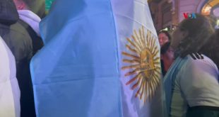 Argentinos festejan nuevo título de campeón de la Copa América