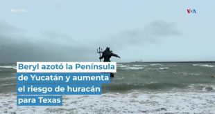 Así fue el paso de Beryl por la Península de Yucatán en México