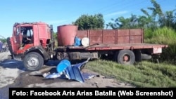 Accidente de tránsito en Santiago de Cuba