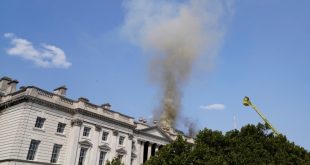 Incendio en el Somerset House de Londres, hogar de obras de arte de Monet y Van Gogh