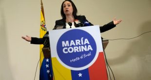 Líder opositora venezolana rechaza la idea de Brasil de convocar a una nueva elección en Venezuela