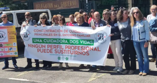 Según el Instituto de la Mujer, las tareas de cuidado son una labor realizada mayoritariamente por mujeres, concretamente en el 91,9% de los casos.