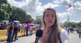 Simpatizantes del presidente Maduro respaldan su reelección en calles de Caracas