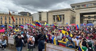 Venezolanos en Colombia se manifiestan "en contra del fraude electoral"