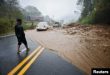 Una carretera inundada en las afueras de Boone, Carolina del Norte, EE. UU., 27 de septiembre de 2024. REUTERS/Jonathan Drake