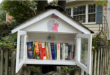 Compartir con la comunidad es la motivación de las personas que deciden en EEUU colocar en sus casas esta pequeñas casitas de libros. (Foto: Natalia López/VOA)