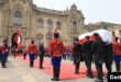 La presidenta de la república, Dina Ercilia Boluarte Zegarra, recibió el cortejo fúnebre del exjefe de Estado, Alberto Fujimori. (Cortesía Presidencia del Perú)