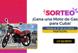 Sorteo de una moto de gasolina AVA Leopard 150 CC para Cuba