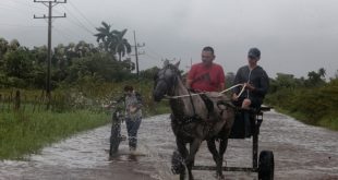 La zona costera de Pinar del Río sintió el impacto de Helene