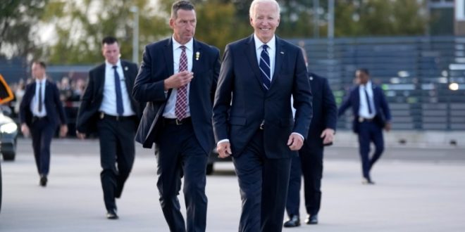 Biden hace visita relámpago a Alemania centrada en Oriente Medio y Ucrania