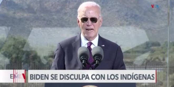 Biden ofrece disculpa por abusos contra niños indígenas