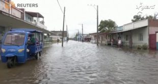 Cubanos ante las inundaciones provocadas por el huracán Milton