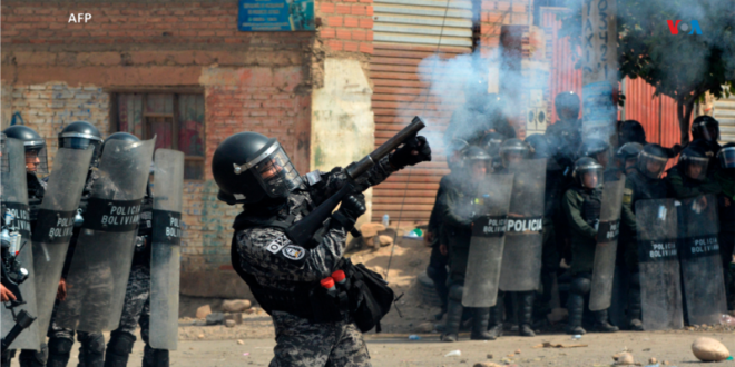 Disturbios en Bolivia por manifestantes seguidores de Evo Morales