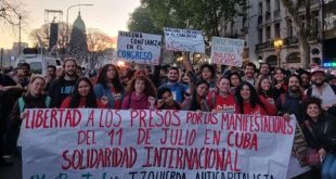 Intelectual cubana aprecia un giro en la izquierda argentina a favor de los derechos políticos en Cuba