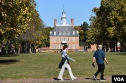 Vista del Palacio del Gobernador Real, enviado durante la época colonial por la Corona Británica para gestionar los asuntos comerciales, diplomáticos y culturales en ultramar en la principal colonia en suelo americano. [Foto: Tomás Guevara /VOA].