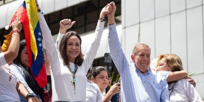 María Corina Machado y Edmundo González Urrutia, entre los finalistas del premio Sájarov