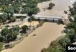 Puente destruido por las inundaciones en la carretera que conecta a Imías con la ciudad de Guantánamo. (Facebook/Abraham Gamboa)