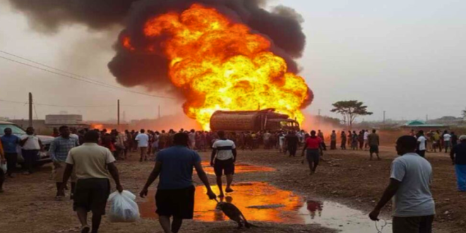 Sube a 153 el número de muertos por explosión de un camión con combustible en Nigeria