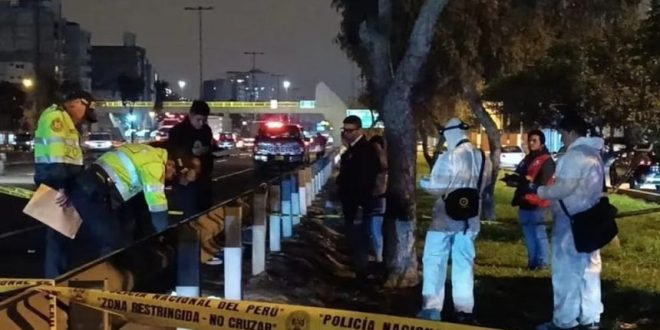 Venezolano asesino a una mujer y luego saltó de una pasarela en Perú