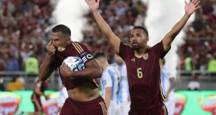 Venezuela empata en casa 1-1 contra Argentina