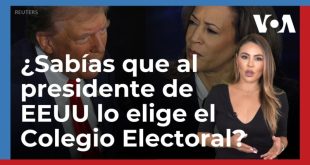 ¿Sabías que al presidente de EEUU lo elige el Colegio Electoral?