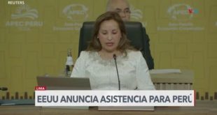 EEUU anuncia paquete de asistencia para Perú, en el marco de cumbre APEC