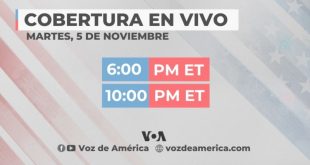 Elecciones EEUU: Síganos en vivo a través de las plataformas digitales de la Voz de América