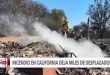 Incendio en California deja miles de desplazados y hogares destruidos