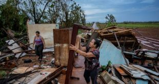 Llega ayuda de Brasil para afectados por huracanes en Cuba