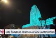 Los Ángeles festeja el campeonato de los Dodgers en el béisbol de grandes ligas